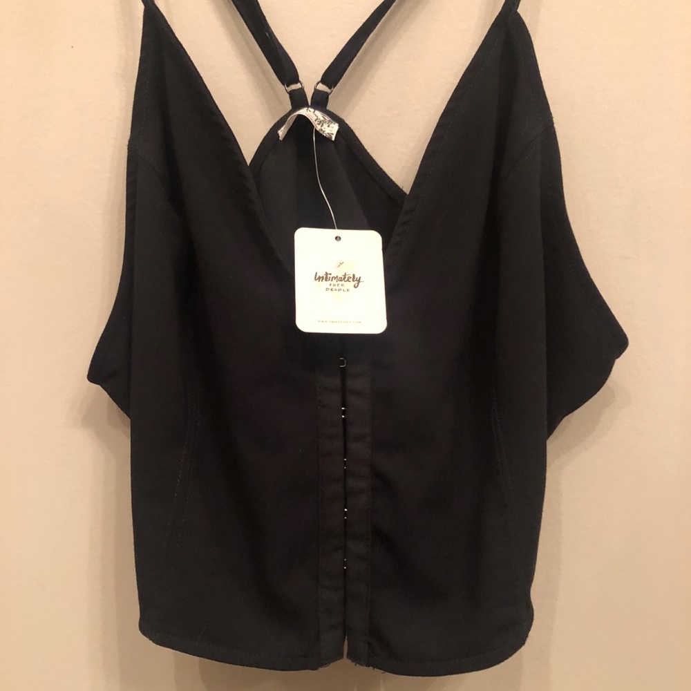 NWT Free People Eye Closure Front Brami Crop Top